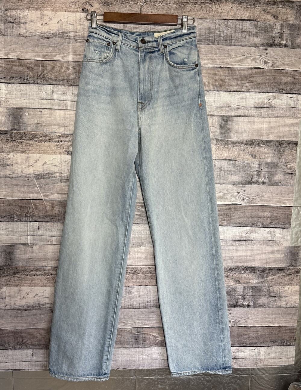 Imogene + Willie Demin Catherine Women's Jean High Waisted Wide Leg Sz 25